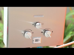 LP gas waterverwarmer roestvrij staal paneel buiten douche 6L