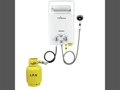 10 liter koelplaat NG gas waterverwarmer handmatig bedienknop wit