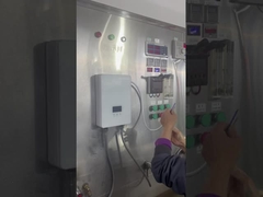 6 kW elektrische tankloze waterverwarmer met een temperatuur van 55,0 °C