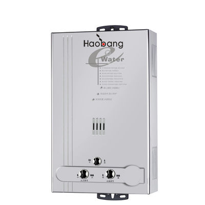 Stainless Steel Panel LPG NG Type 10L 2.64GPM Gas Water Heater