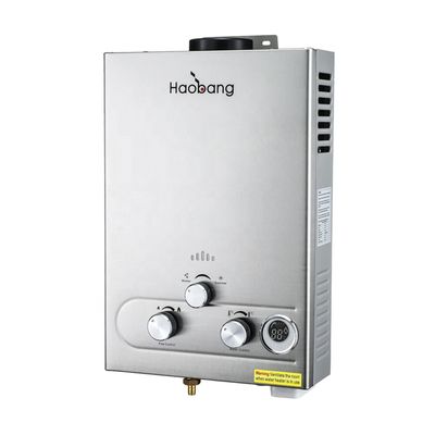 LPG NG Water Gas Heater Household 10L Instant Heating Shower