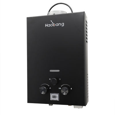 Portable 6L Gas Water Heater System Outdoor Instant Heating For Shower