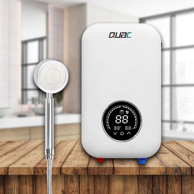 3 Phase Touch Panel Control 8KW Tankless Water Heater With Elegant Design