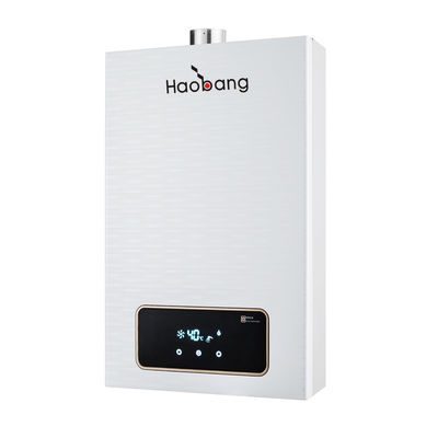 Saving Water Heater White Household LPG NG with Digital Display Screen