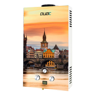 10L Tankless Instant Gas Waterverwarmer Verfglaspaneel