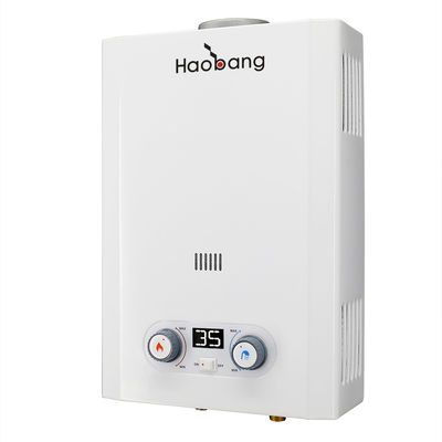 6 liter 1,56 GPM Gas waterverwarmer Instant verwarming met dubbele knop