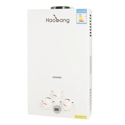 Rooktype Huishoudelijke douche 2.64GPM LPG NG Gas waterverwarmer 10L