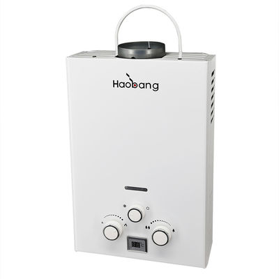 Draagbare 6L Instant Gas Waterverwarmer Camping RV Met Douche Set