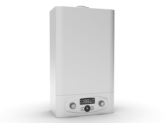 20 kW Witte dubbele knop gasketel Huishoudelijk warmwaterverwarming