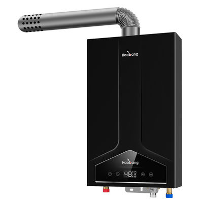 Gaswaterverwarmer met een stabiele prestatie met een maximale temperatuur van 85°C en een LED/LCD-scherm