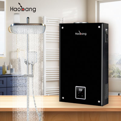 Huishoudelijke rookgaswaterverwarmer met metalen paneel en waterdruk Start 0,02Mpa-0,8Mpa voor energiebesparende prestaties